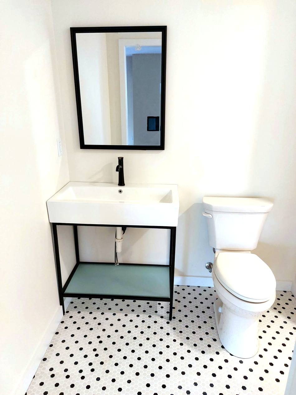 Powder room remodel