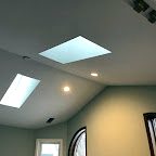 Smooth ceiling with new recessed lighting